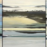 Ice Break Triptych (painting) by Susan Hill