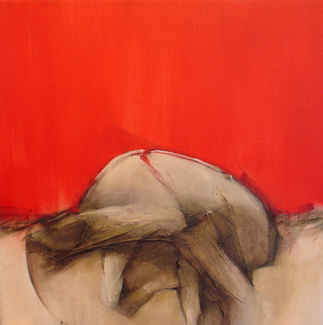 Jetsam Red Tide 3 (painting) by Suzanne Hill