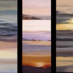 Lost Horizon Series 1, 2, 3 (painting) by Suzanne Hill
