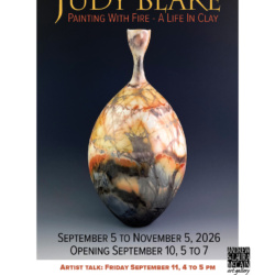 Judy Blake exhibition Painting with Fire – A Life in Clay